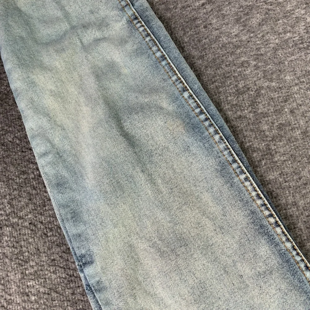Ksubi Jeans Men 36x32 Van Winkle Denim Blue Fashion Button Fly